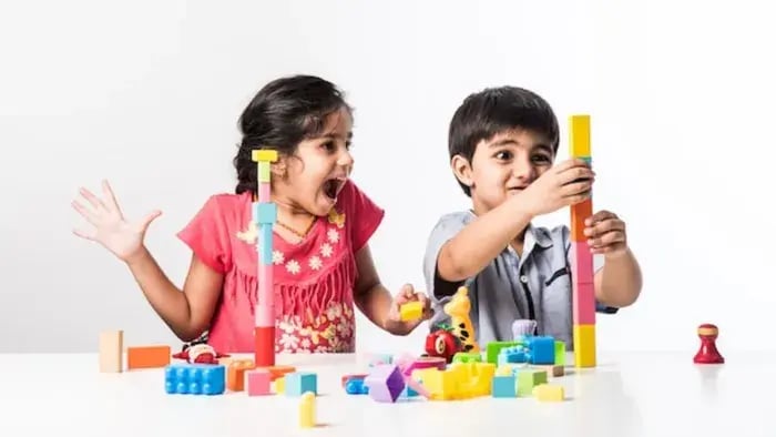 Indian kid playing