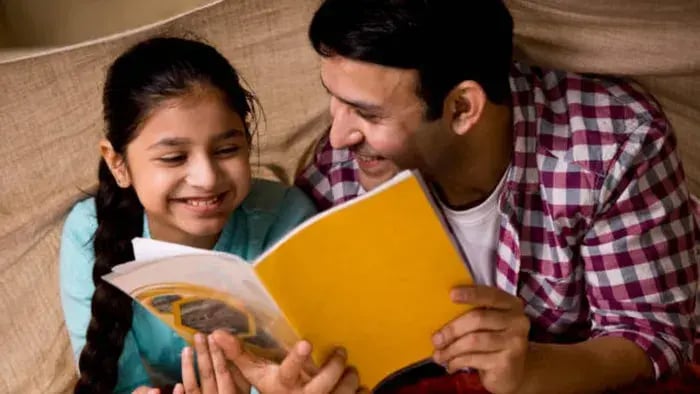 Indian Kids Reading