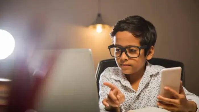 Indian Kids Reading