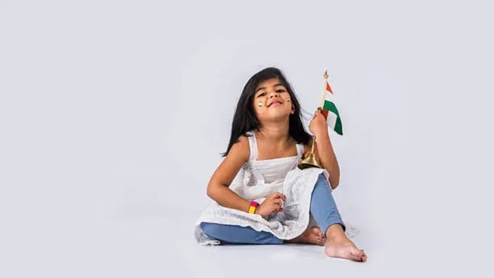Indian Kid Eating