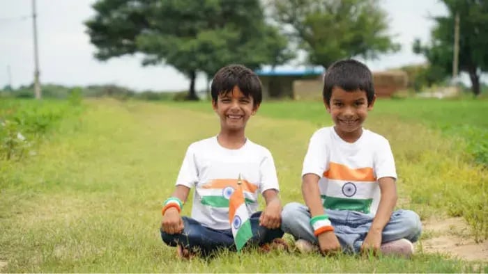 Indian Kid Eating