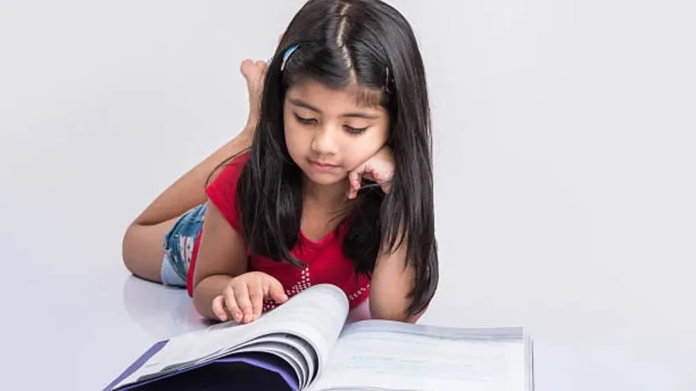 Indian Kids Reading