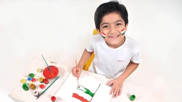 Indian Kid Eating