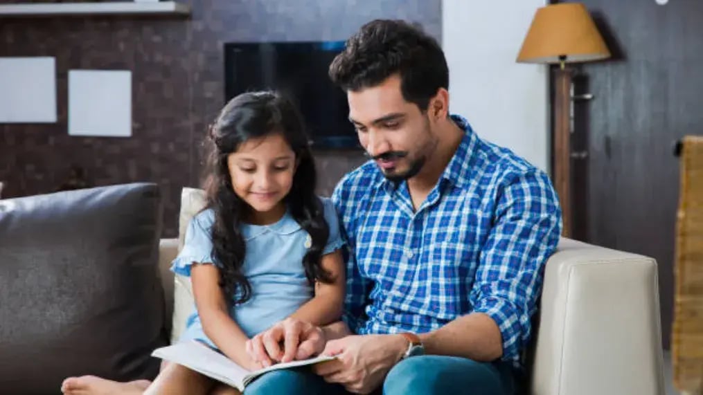 Indian Kids Reading