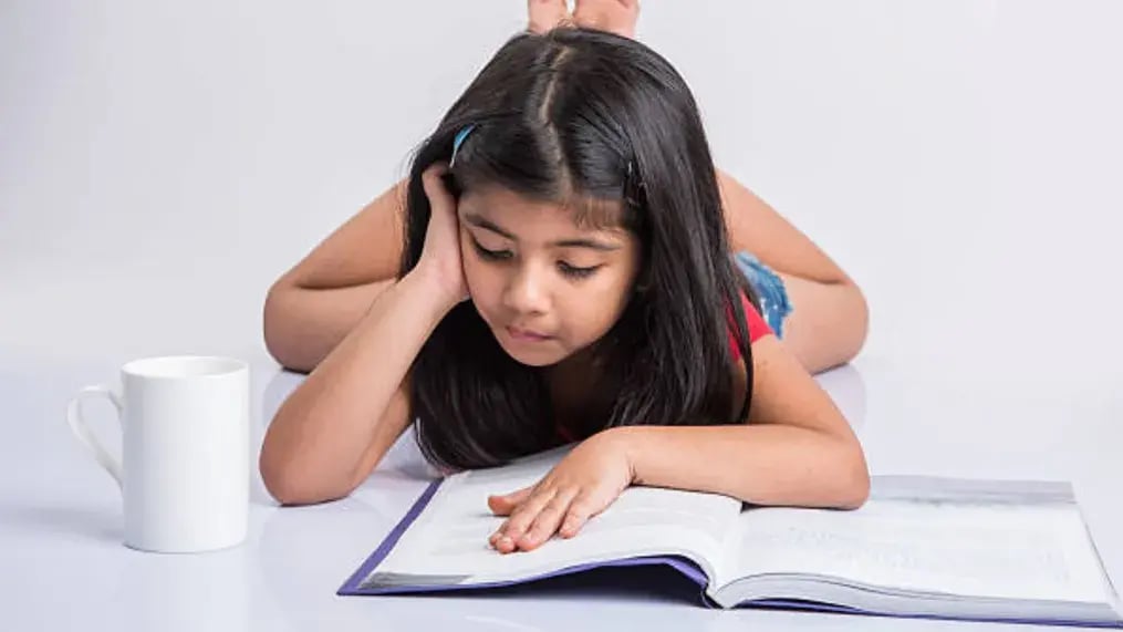 Indian Kids Reading