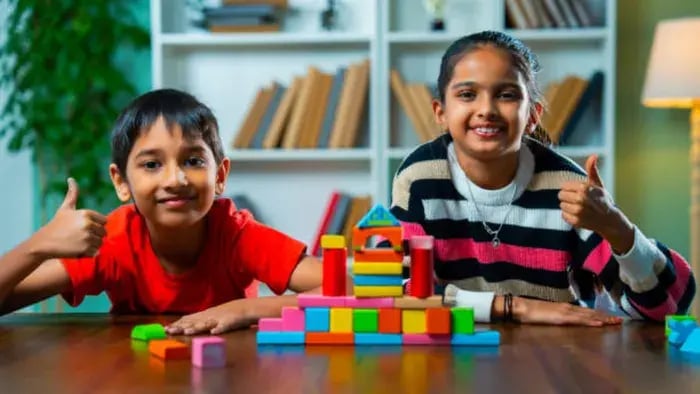 Indian Kids Doing Activities