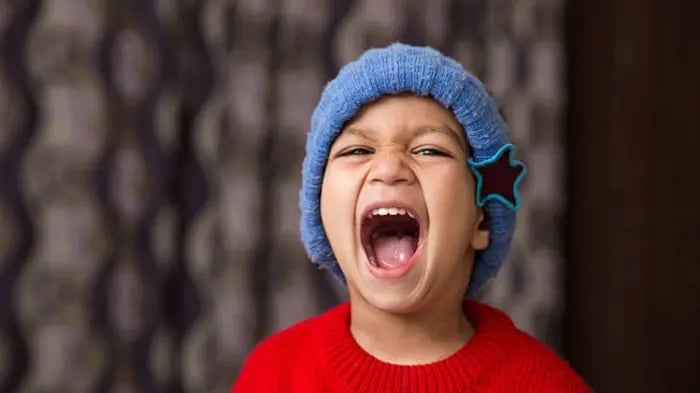 Indian Kids Playing In Winters
