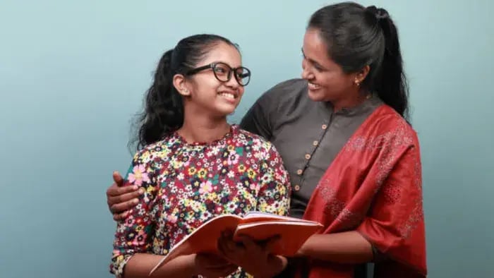 Indian Kids Studying
