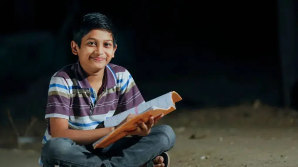Indian Kids Reading