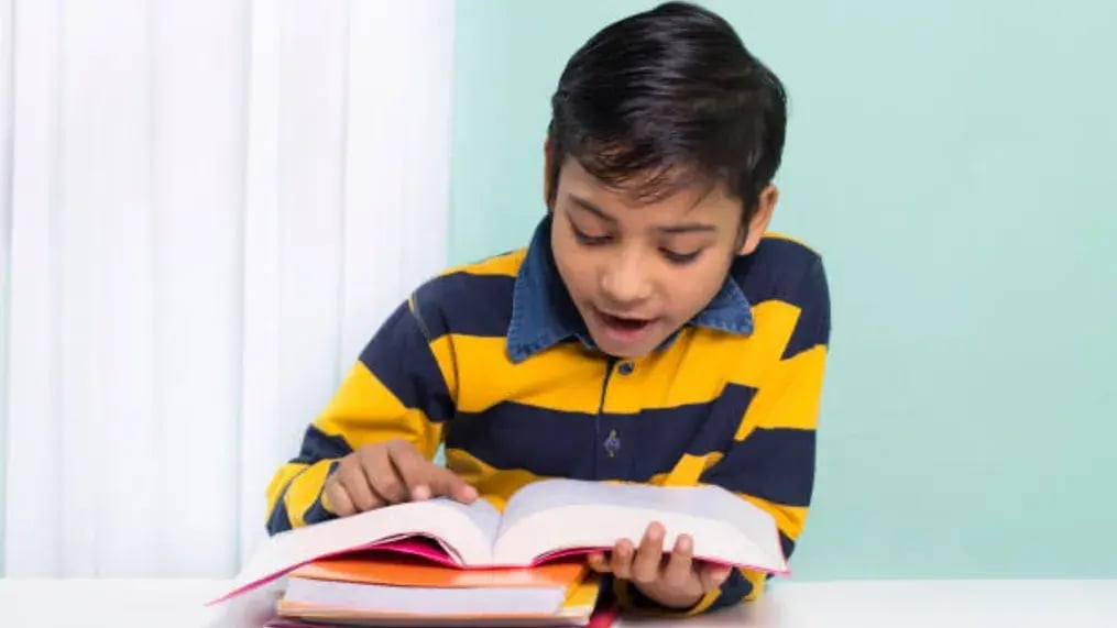 Indian Kids Reading