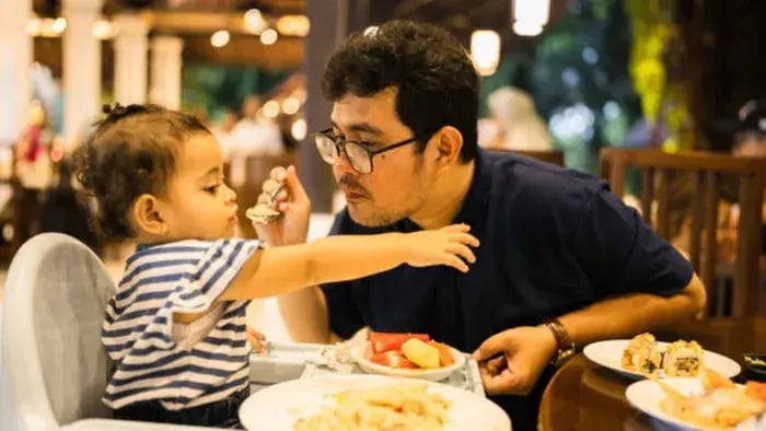 Indian Kids Eating