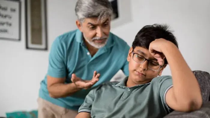 Indian kids angry