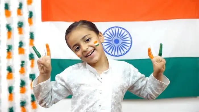 Indian Kid Eating