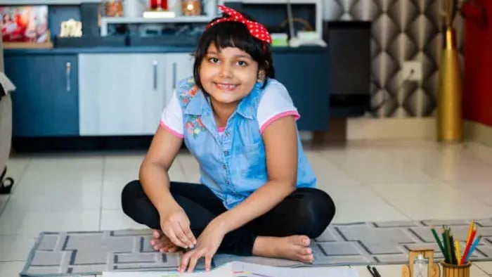 Indian Kids Drawing