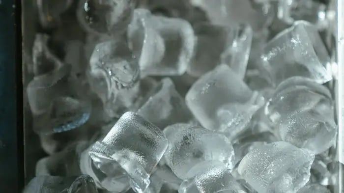 cubes of ice