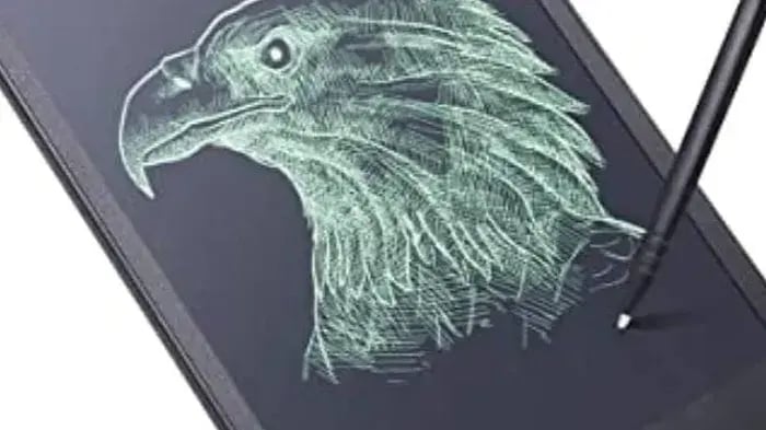 slate with an eagle drawing