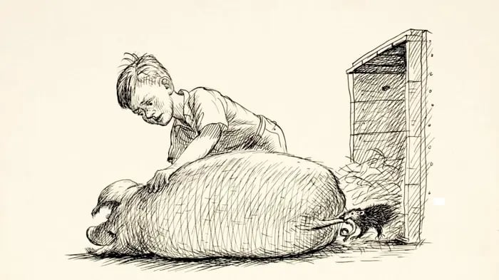 A Touching Interaction Between A Mortal And An Animal