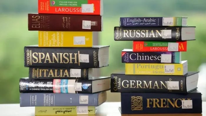 Books Of Different Languages.