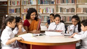 Indian Kids Studying