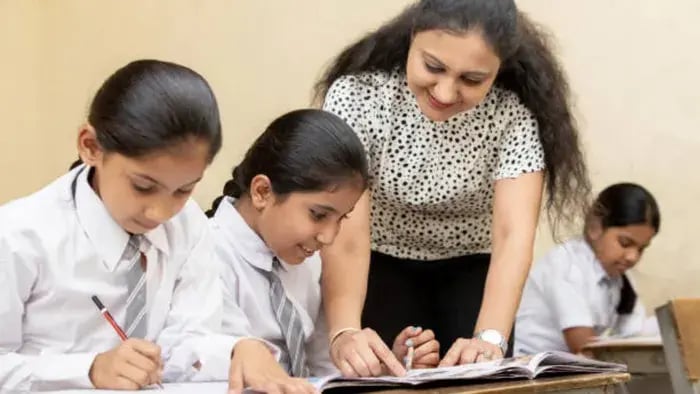 Indian Kids Studying