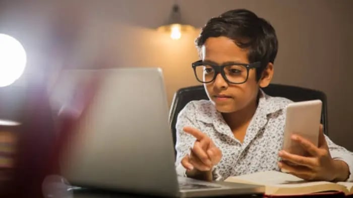 Indian Kids Reading Poems