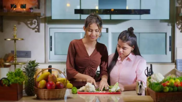 Indian Teens Eating Healthy
