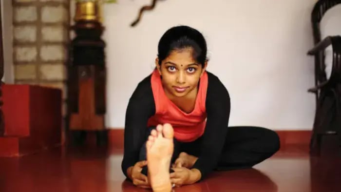 Indian Kids Doing Yoga