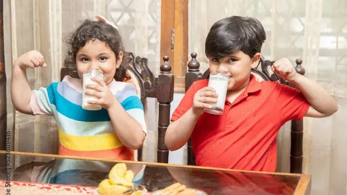Indian Kid Eating