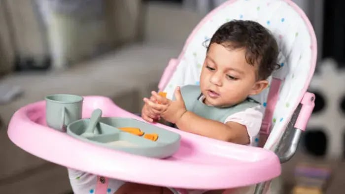 Indian Kid Eating