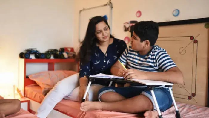 Indian Kid Eating