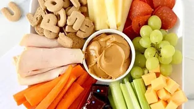 After-school snack board