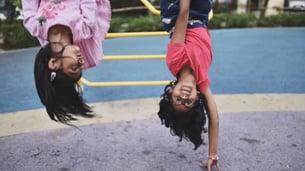 Indian Kid Doing Physical Activity