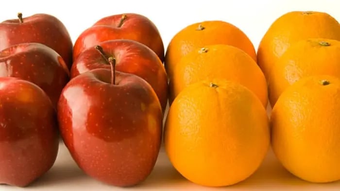 Winter Fruits Like Oranges And Apples