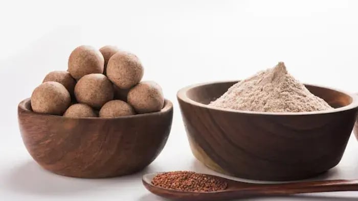 Ragi Laddoo (Finger Millet Energy Balls)