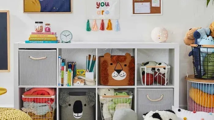Toy organizer cabinet