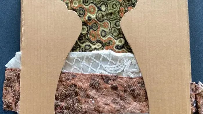 Creative Family Activities to Engage Children - Cardboard cut out dress