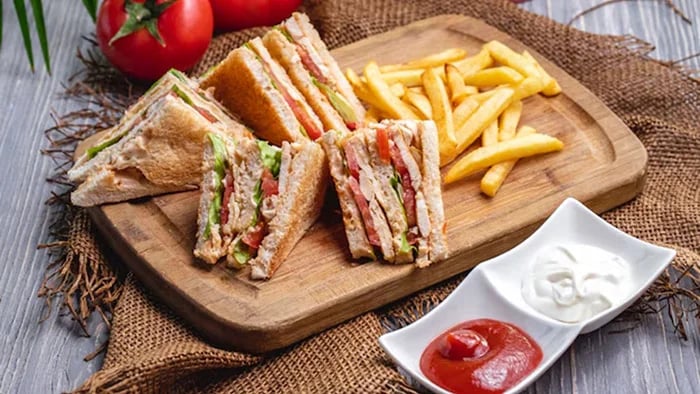 Creative Sandwich Ideas for Children's Lunch Boxes in Summers - Multi Decker Club Sandwich