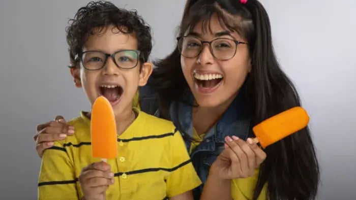 Indian Kid Eating