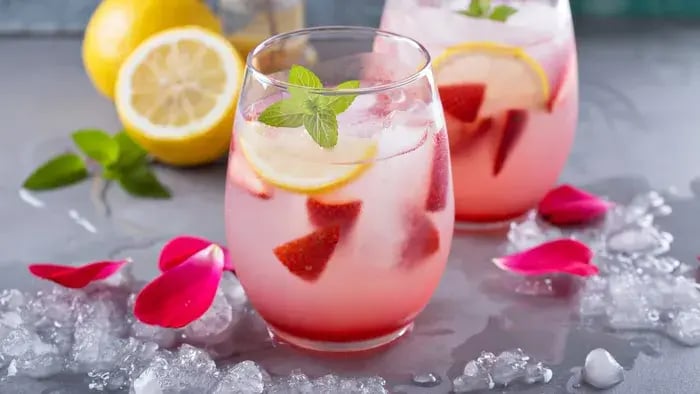 Homemade Rose Sharbat