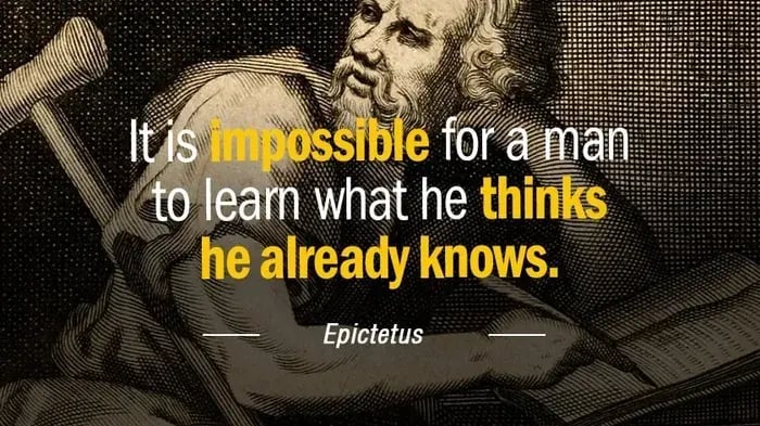 Quote On Being Open To Learning