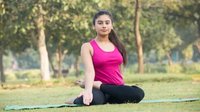 Effective Exercises for Teenage Girls: Stay Fit and Healthy - Indian teenager doing yoga