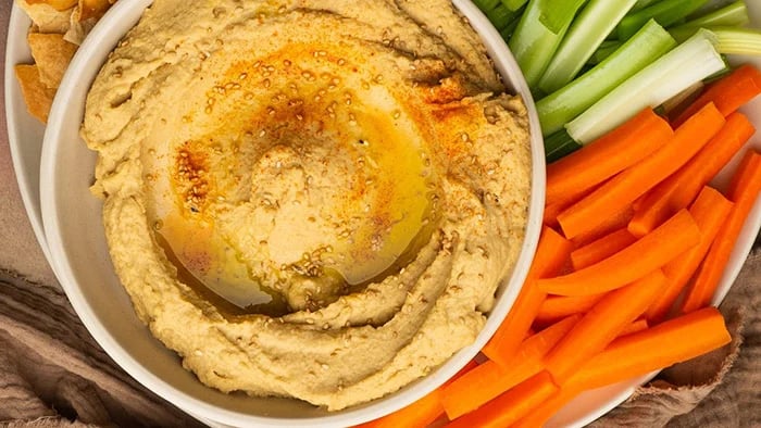 Energy-Boosting Meals and Snacks for School-Aged Kids - Hummus and Veggie Sticks