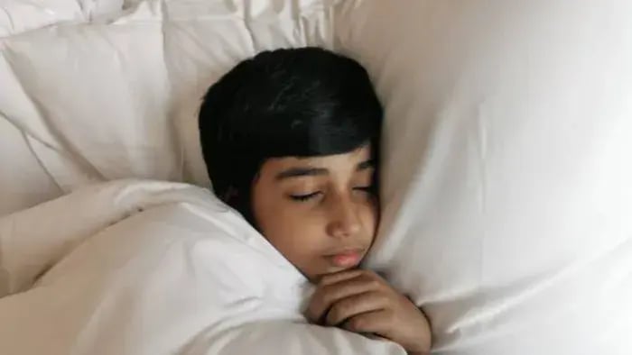 India mom waking up kid