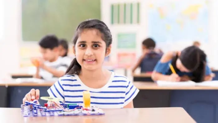 Indian kids doing science experiments