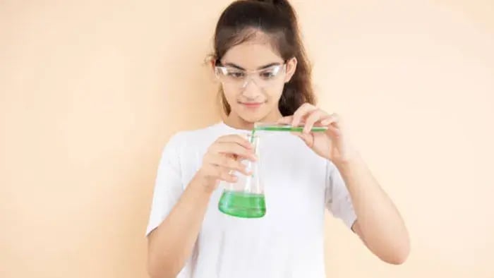 Indian kids doing science experiments