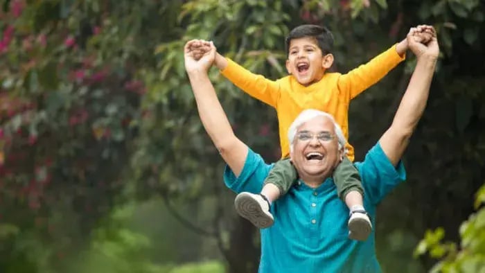 Indian kids and parents