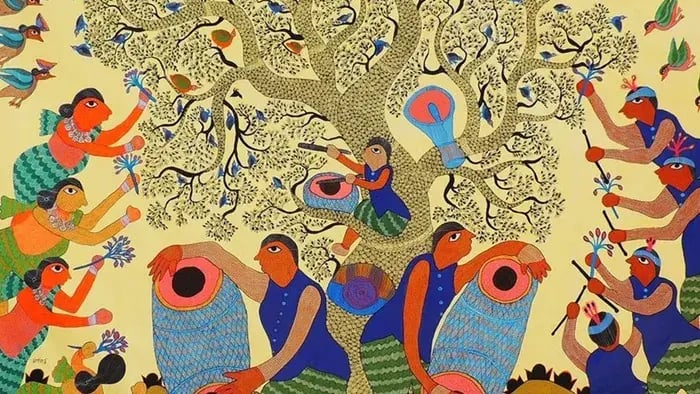 Exploring Traditional Indian Art Forms with Your Kids: Tips for Parents - Gond Painting