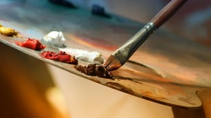 Fun and Educational Activities for Kids to Learn and Play at Home - Kid painting with a brush