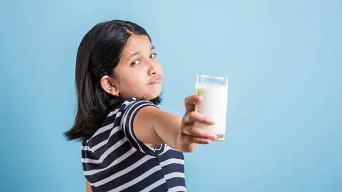 Indian Kids Eating Food