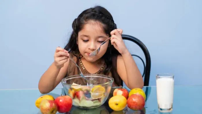 Healthy Fat Foods: Essential Choices for Your Child’s Brain Development - Indian kids eating